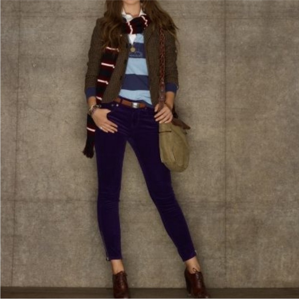 RUGBY RALPH LAUREN BLACK CORDUROY PANTS